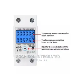 Energy Meter Single Phase Electricity Meter Two Wire
