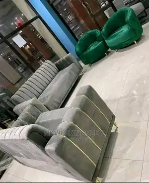 Luxury 7 Seater Living Room Fabric Sofa Chair.