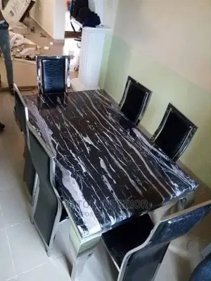 Marble Top Dining Table