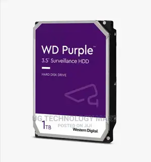 Western Digital 1TB Hard Drive For Surveillance Cctv