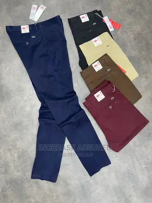 Luxury Lacoste Stretches Chinos Trouser