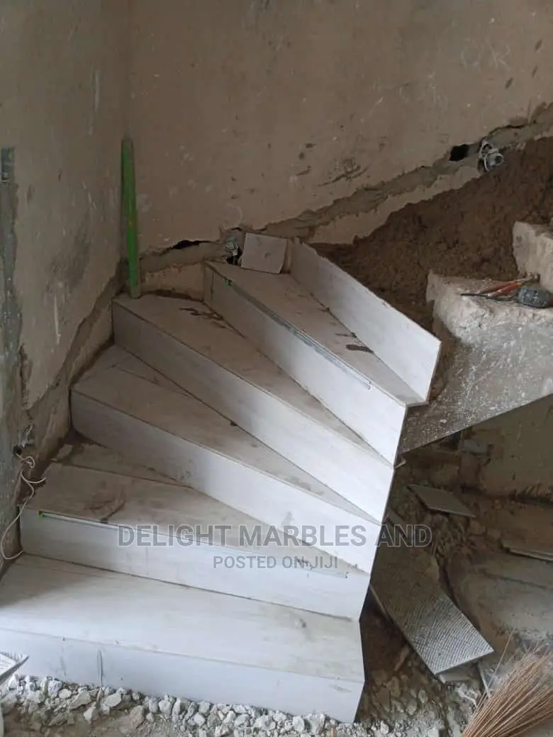 White Marble Staircase