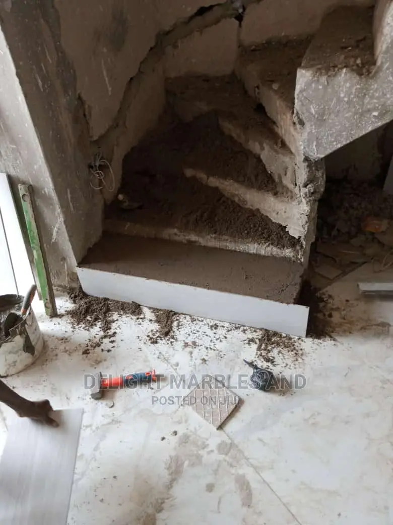 White Marble Staircase