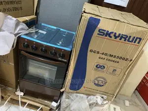 Original Skyrun Gas Cooker+Oven+Drip Tray-(4+0) Burner