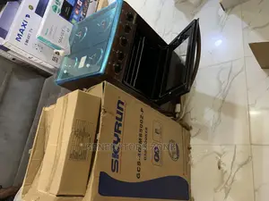 Skyrun GCS-4g/Ms500z-P 4+0 Burner Gas Cooker+Oven+Glass Lid