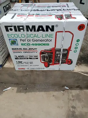 Fireman Generator 100%Copper Wire 3.1kva