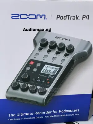 Zoom Podtrak P4 Portable Multitrack Podcast Recorder