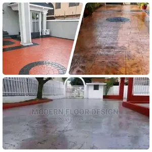 Mostly R Modern Stamps Floor