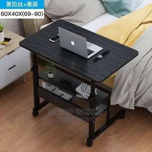 Movable/Adjustable Bedside Study Table With Wheels