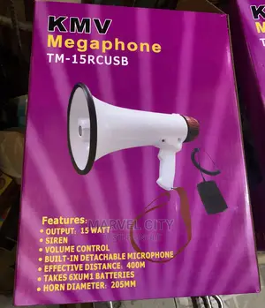 Tm-15 Rechargeable Portable Loud Megaphone