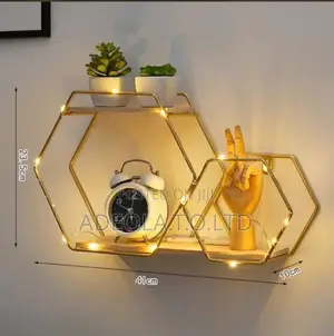 Double Hexagon Shelf