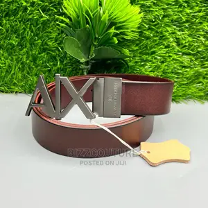 Original ARMANI EXACHANGE Leather Belts Available in Store