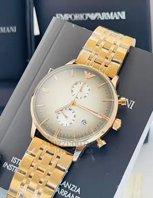 Original EMPORIO ARMANI Chain Strap Watch Available in Store