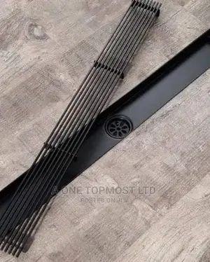 Black Floor Drain 60cm