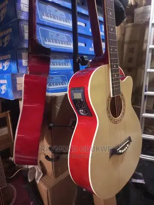 Pro Electro Semi Acoustic Guitar With Bag and Belt