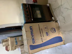 4 Burner-Skyrun Gas Cooker+Oven+Gril+Glass Lid|Gcs-4g/Ms500z
