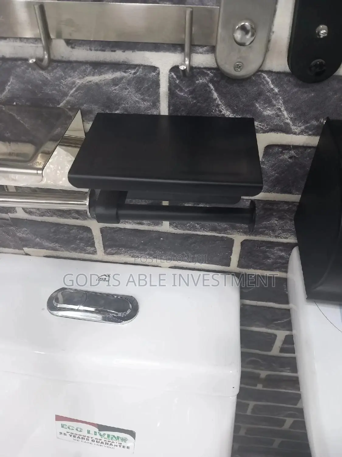 Black Tissue Holder