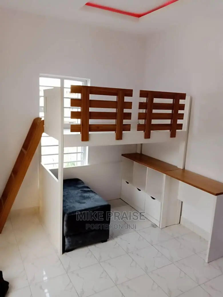 Quality Bunk Bedframe, Table and Ottoman