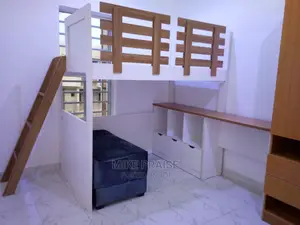 Quality Standard Bunk Bedframe, Table and Ottoman