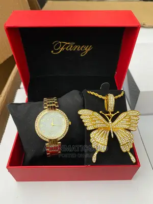 Necklace and Wristwatch Gift Set