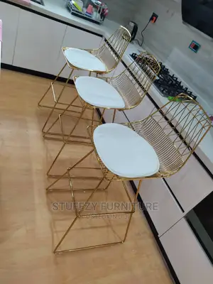 Italian High Quality Gold Bar Stools
