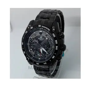 Casio Edifice Black Dial Chronograph Watch