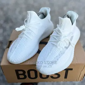 Original Adidas Yeezy Boost 350 Bone Sneakers