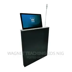 Paperles Conference System With Liftin Monitor Microphone