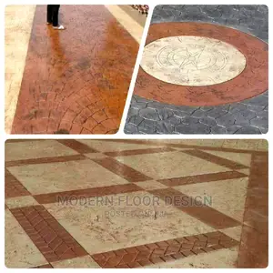 Bed Rocks Modern Stamps Floor