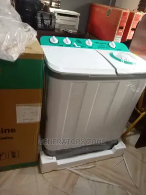 Hisense 11kg Washing Machine|Plastic Body-White(Twin Tub)