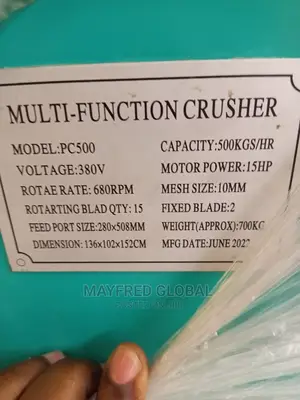 Plastic Crusher 15tons