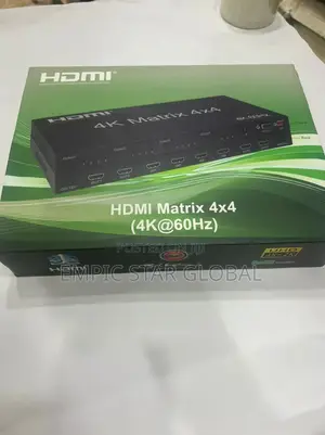Ultra HD at 60hz True Matrix 4x4 HDMI Switch With Remote