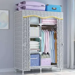 Beautiful 2 Columns Detachable Wardrobe