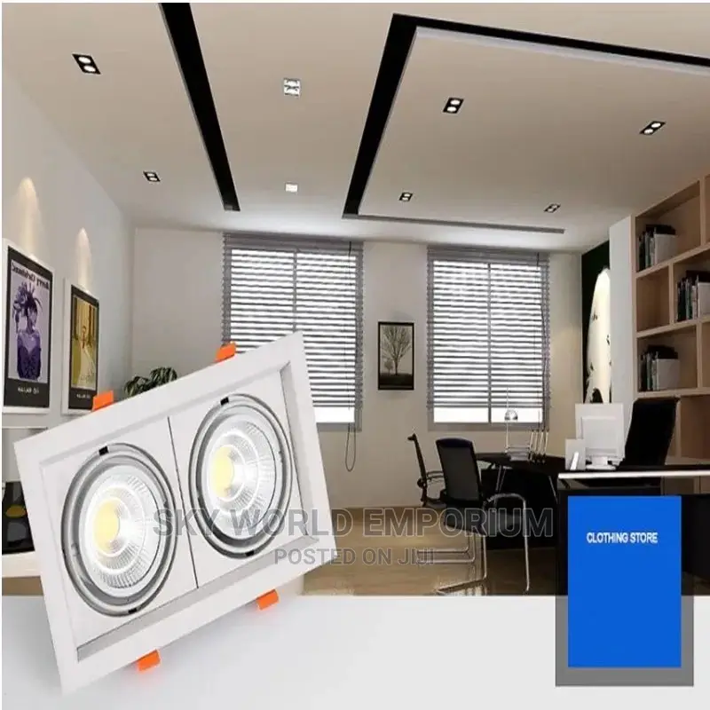 Double Recessed Spotlight