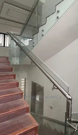 10mm Clear Glass Glass Stairs Railings System