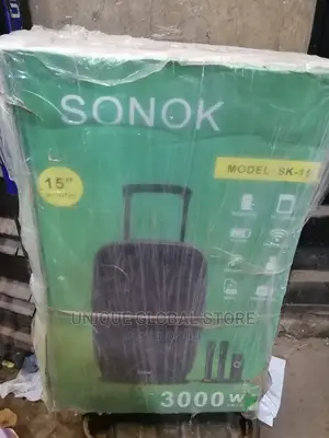 Sonok Multimedia Party Speaker Sk-15 With 2 Microphone