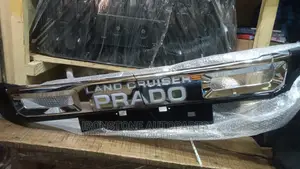 Front Bumper Attachment With LED - Landcruiser Prado