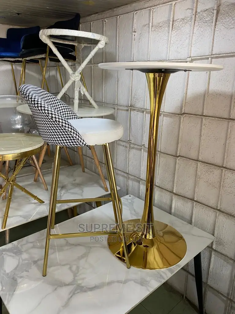 Marble Top Golden Table