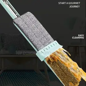 Microfiber Flat Mop Hand Free Squeeze