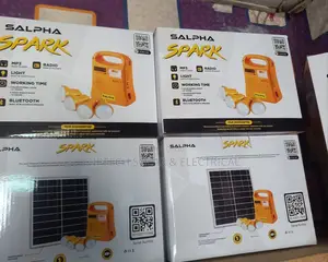 Salpha Spark Solar Generator With 4 Bulbs