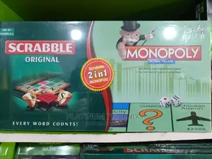 2in1 Monopoly and Scrabble Game