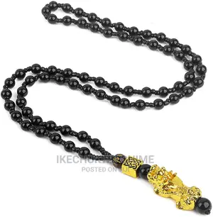 Feng Shui Black Obsidian Necklace
