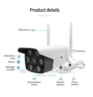 Smart Wifi Outdoor Camera, V380 App
