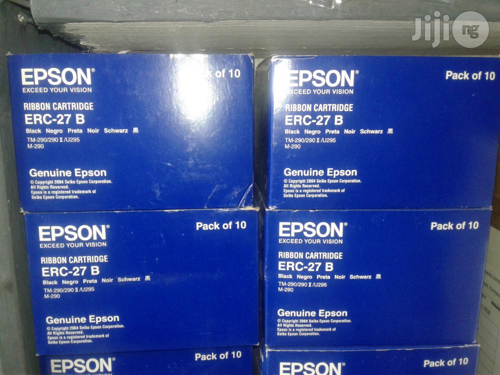 Epson Erc-27Black Ribon Cartridge Pack Of 10
