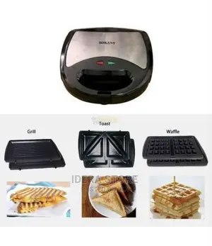 Sokany Sandwich Maker 3 in 1 Toaster/Waffle/Grill Brand