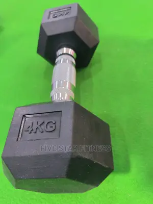 Pair of 4kg Hex Dumbbell {8kg Total}
