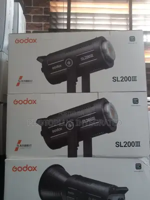 Godox SL-200W III Video Light With Big Black Stand