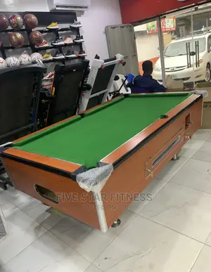 HDF Mable Coin Snooker Board With Complete Accessories 007