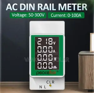 Prepaid Check Meter/Energy Power Meter KWH Voltmeter 100a