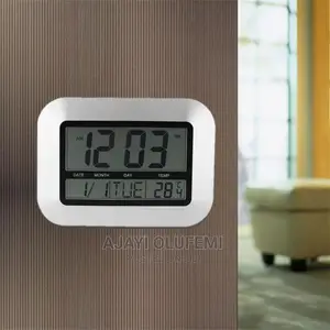 Digital Wall Mount / Desktop Alarm Clock/Thermometer.